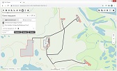 Поиск маршрута на карте в веб-браузере